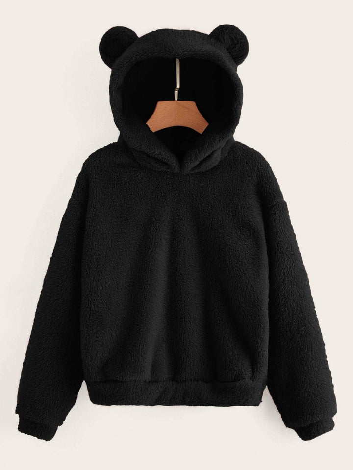 Levoire | Sweat à capuche décontracté et intemporel Noir