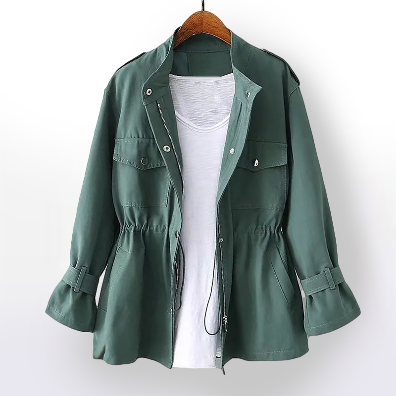 Levoire | Trench-Coat Plus Élégant Pour Femmes Vert