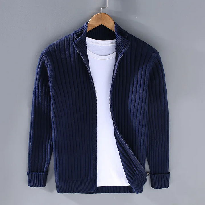 Levoire | Veste Zippée Rento Bleu