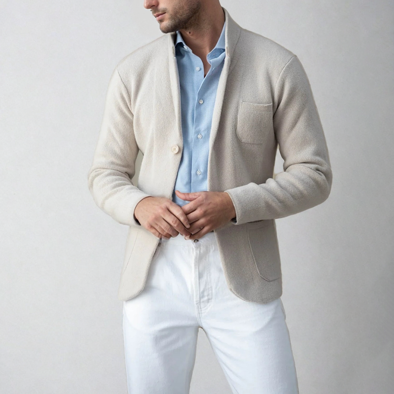 Levoire | Blazer en laine élégant avec poche