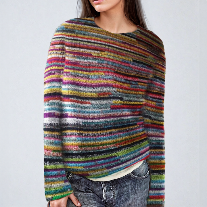 Levoire | Classique Fair Isle Pull En Tricot Multicolore