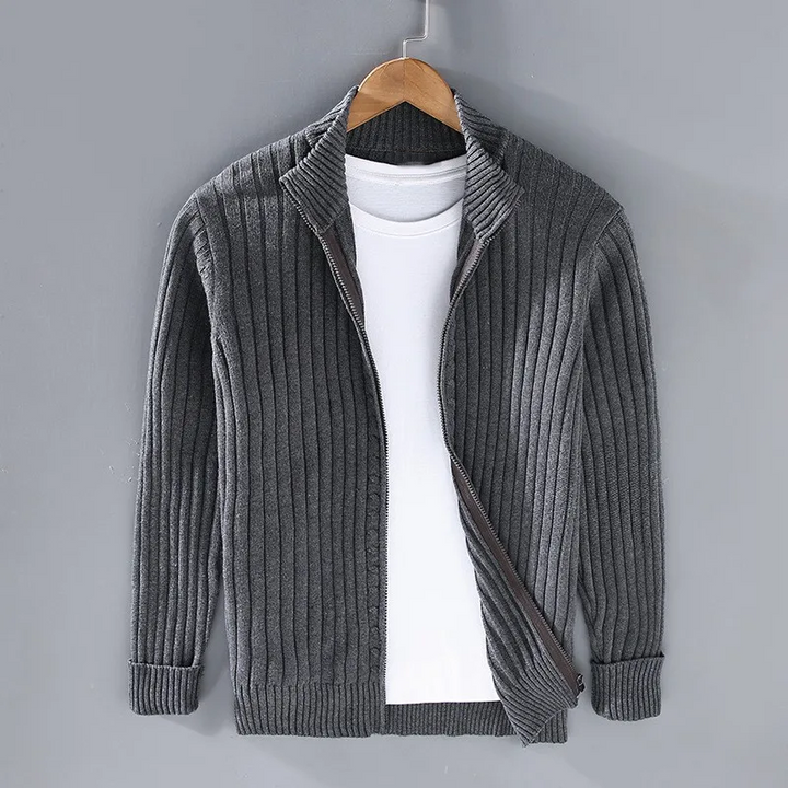 Levoire | Veste Zippée Rento Gris foncé
