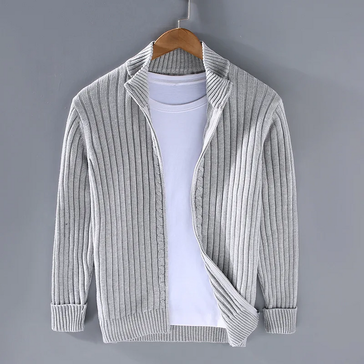 Levoire | Veste Zippée Rento Gris clair