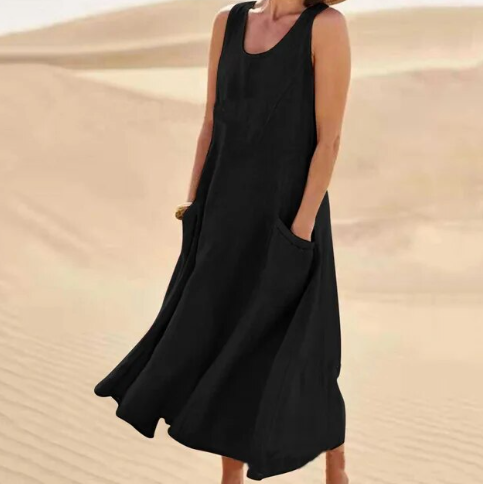 Levoire | Femme Robes longues d'été Noir