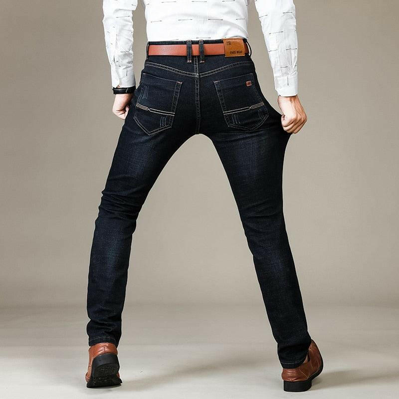 Levoire | Jean D'Affaires Durable Pour Hommes En Denim De Poids Moyen