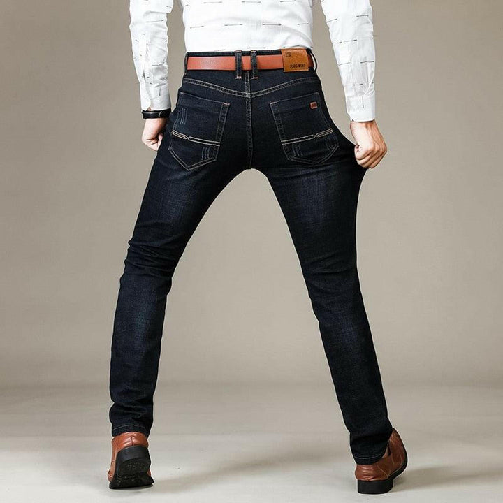 Levoire | Jean D'Affaires Durable Pour Hommes En Denim De Poids Moyen