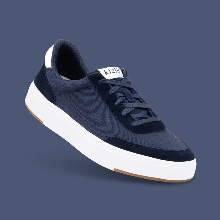 Levoire | Chaussures en toile avec un style luxueux Bleu crépusculaire