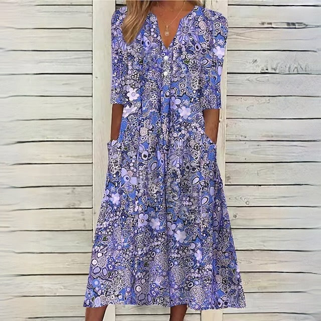 Levoire | Robe sous le genou Bleu