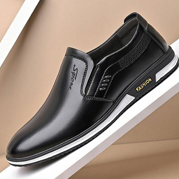 Levoire | Mocassin À Semelle Lisse Imperméable Noir