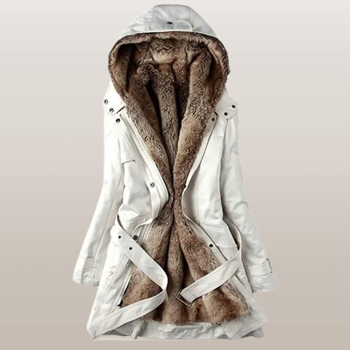 Levoire | Manteau Femme Élégant Pour L'Hiver Blanc