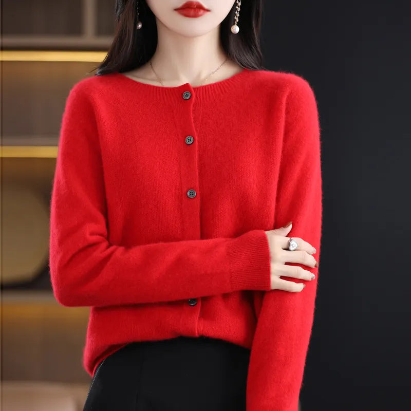Levoire | Doux gilet en laine Rot