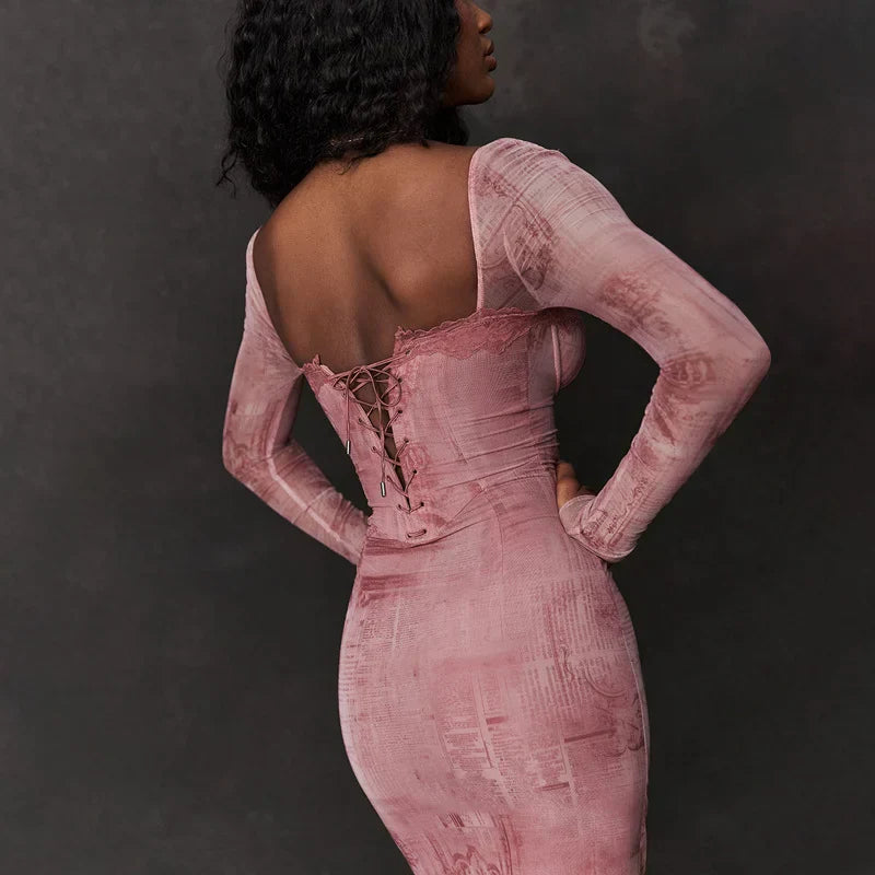 Levoire | Robe Élégante En Rose