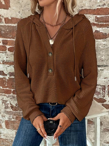 Levoire | Pull À Capuche En Tricot Café