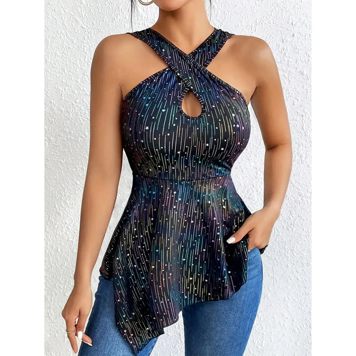 Levoire | Robe Maxi Rose Sans Manches À Dos Ouvert