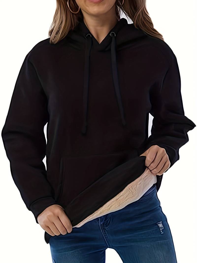 Levoire | Veste En Polaire Douce Avec Capuche Noir