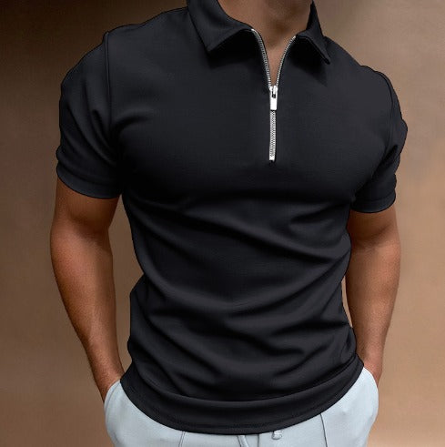 Levoire | Polo Zippé Noir