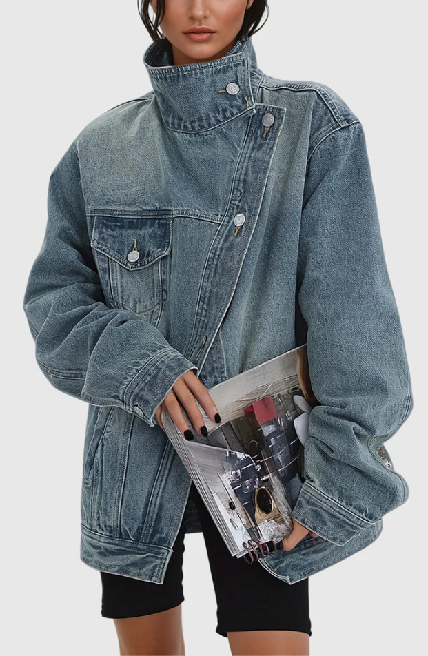 Levoire | Veste en jean artistique