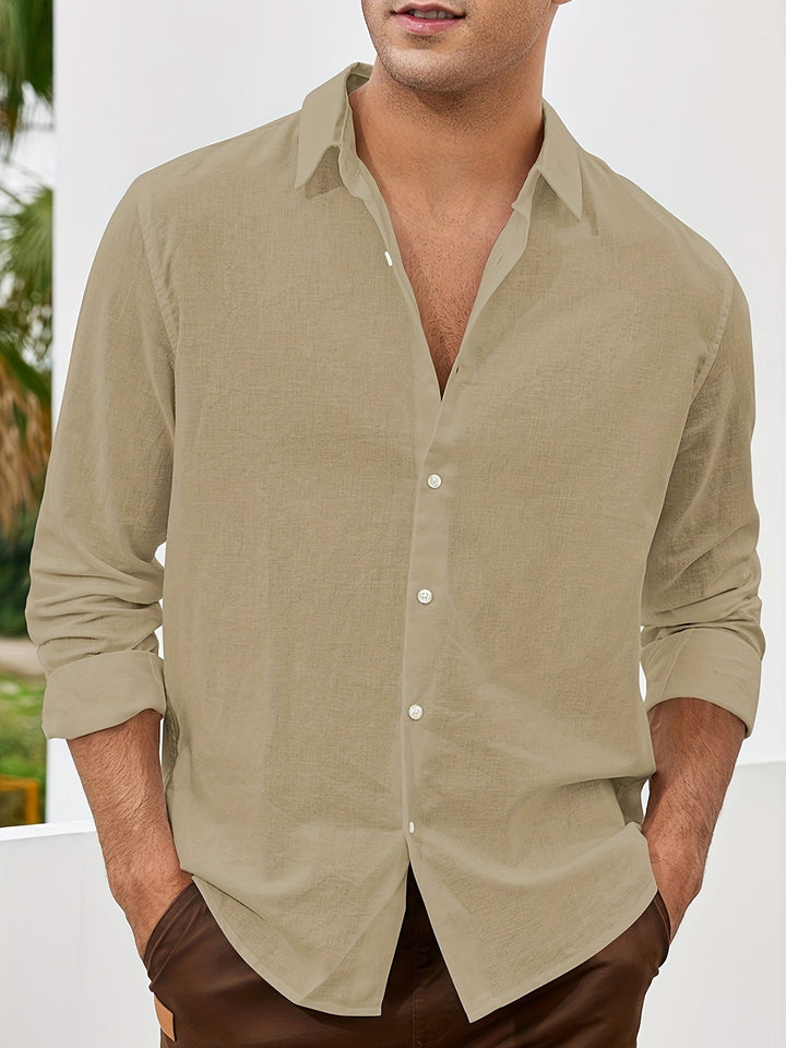 Levoire | Chemise Décontractée À Manches Longues Pour Styles Décontractés
