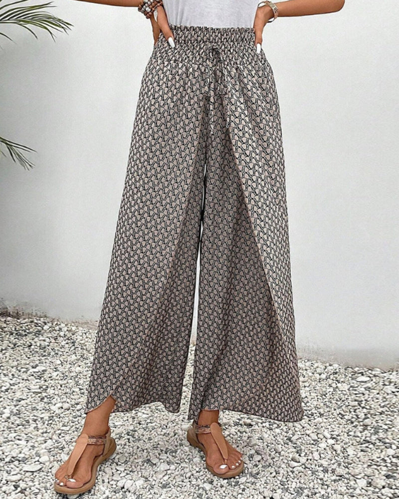 Levoire | Pantalon pour femme avec imprimé géométrique