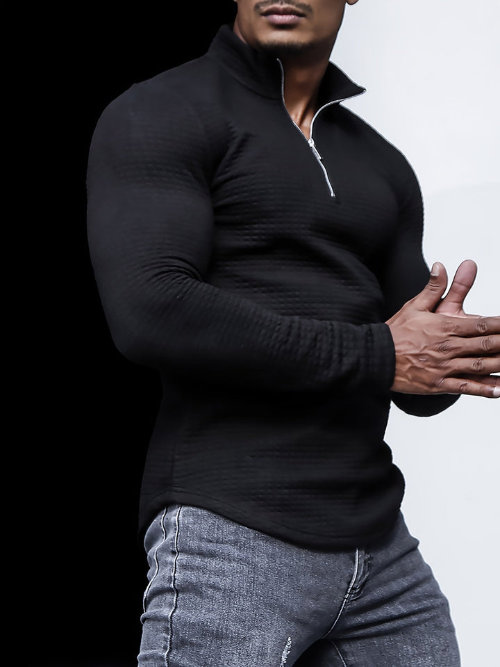 Levoire | Pull-Over Pour Homme À Demi-Zip Et Col Montant