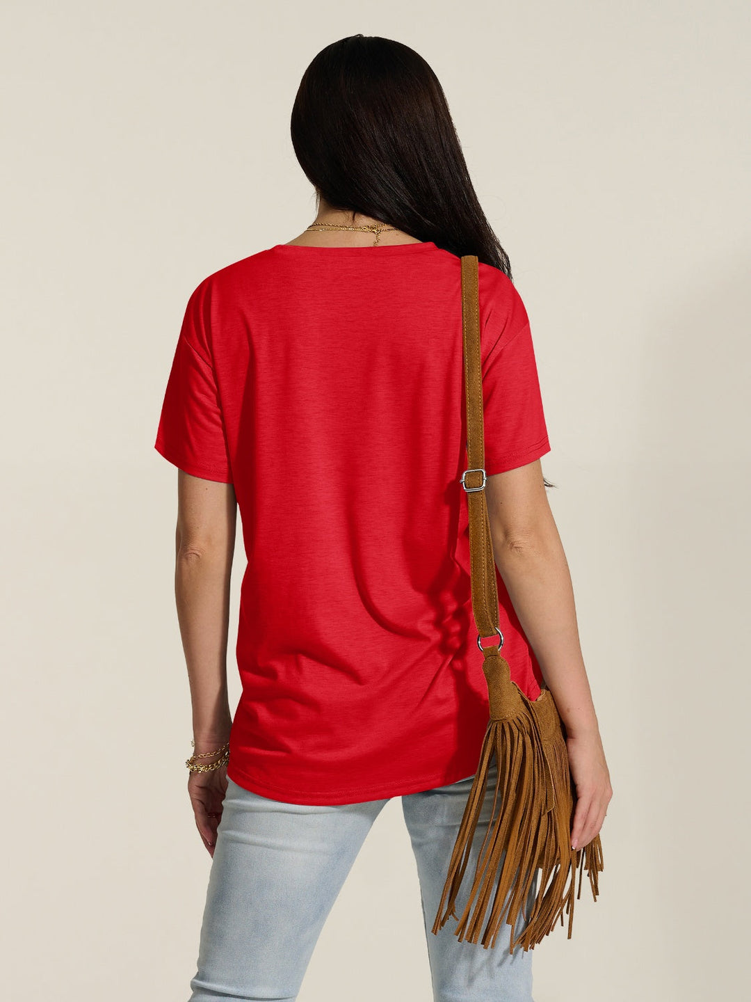 Levoire | FAM-FAM Chat Col rond T-shirt Favori Sæbeskurt