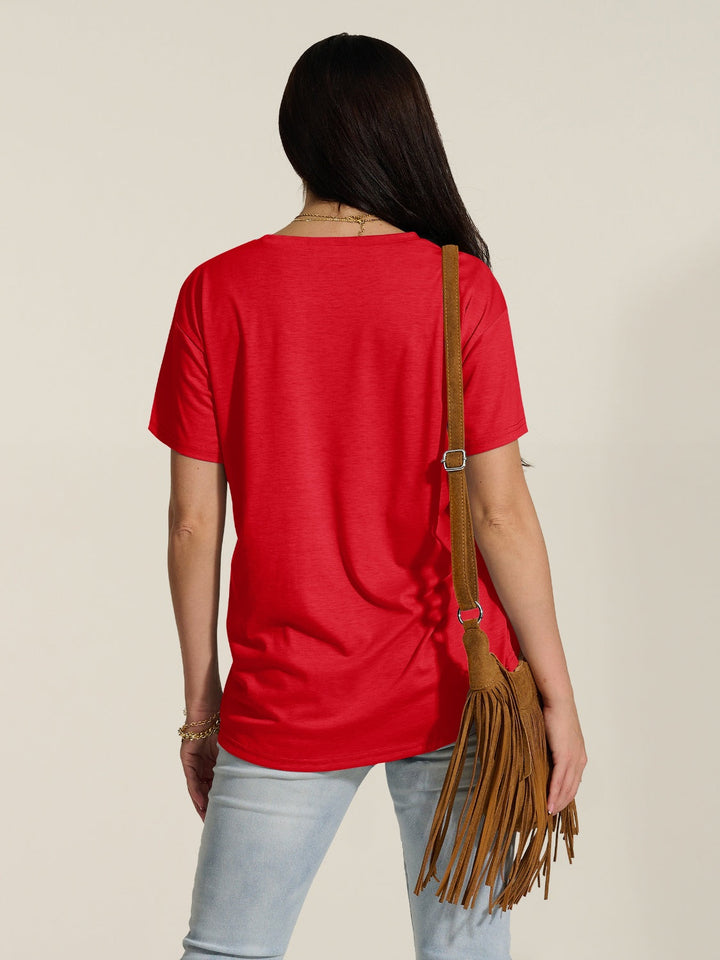 Levoire | FAM-FAM Chat Col rond T-shirt Favori Sæbeskurt