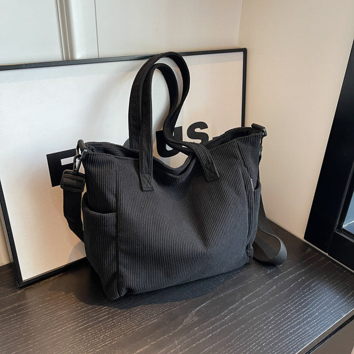 Levoire | Sac Fourre-Tout Étudiant Cordtasche Noir