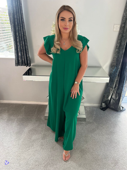 Levoire | Combinaison Jambes Larges Vert