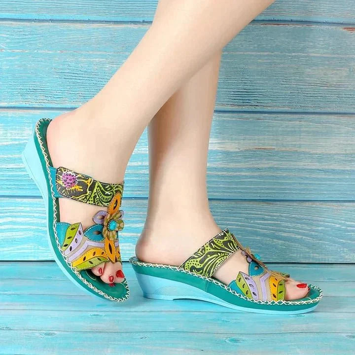 Levoire | Sandales Ergonomiques Pour Femmes Confort Vert