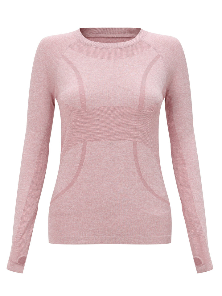 Levoire | T-Shirt De Course À Séchage Rapide Avec Manches Longues Couleur rose