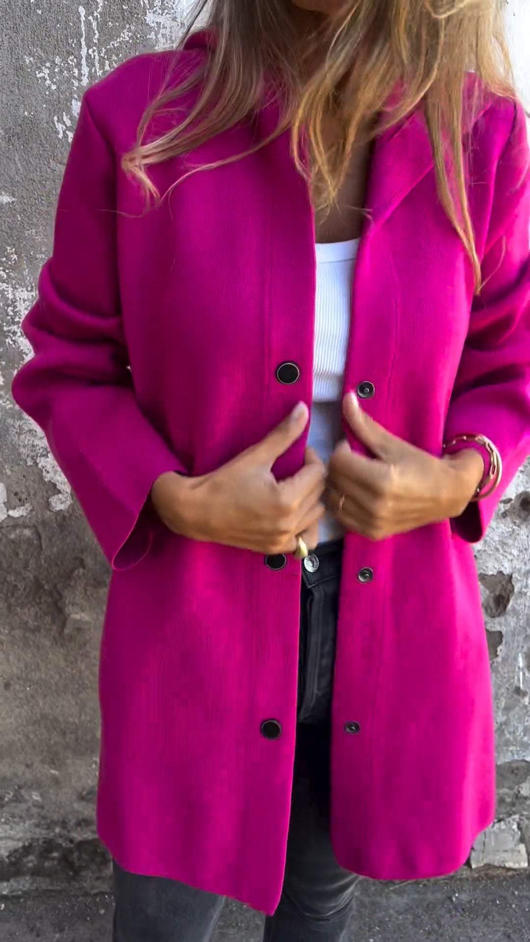 Levoire | Élégance Manteau À Capuche Lilas