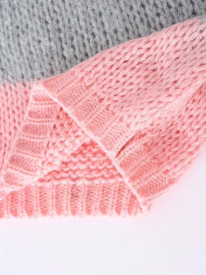 Levoire | Robe En Tricot Rayée Élégante À Manches Longues