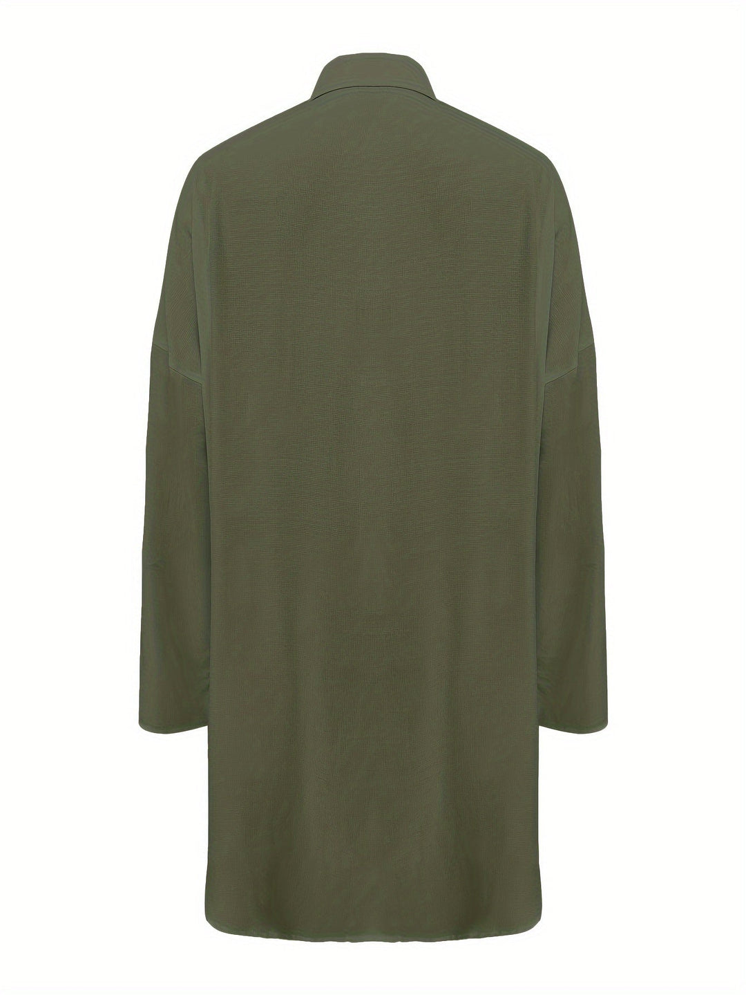 Levoire | Non Fusionné Chemise À Col Décontractée Robe À Boutons Et À Manches Longues