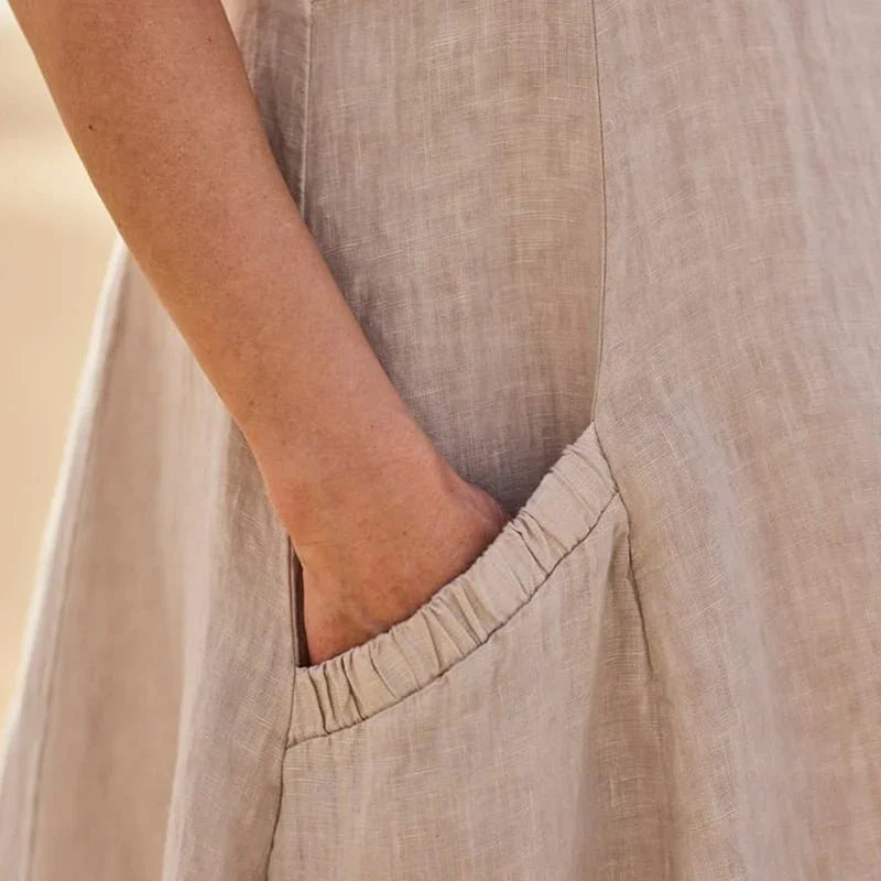 Levoire | Robe D'Été Maximekko À Manches Longues Style Moderne
