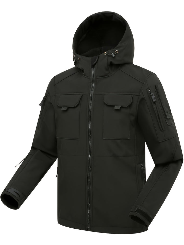 Levoire | Veste Softshell Imperméable Pour Homme Avec Capuche