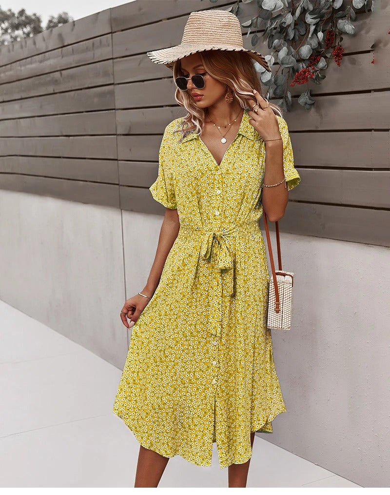 Levoire | Robe À Motif Floral Pour L'Été
