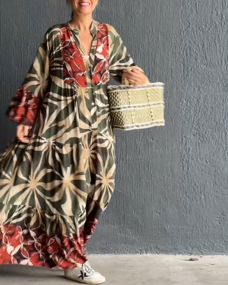 Levoire | Femmes Imprimé Long Maxi