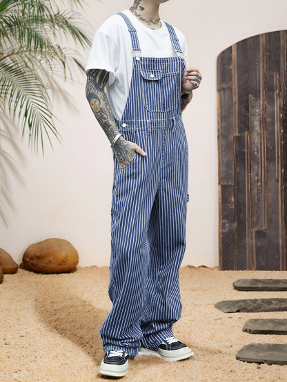 Levoire | Combinaison Détente En Jean Rayé