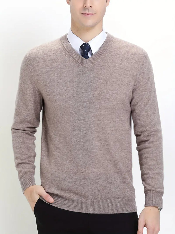 Levoire | Pull Décontracté Avec Coupe Ample Chameau