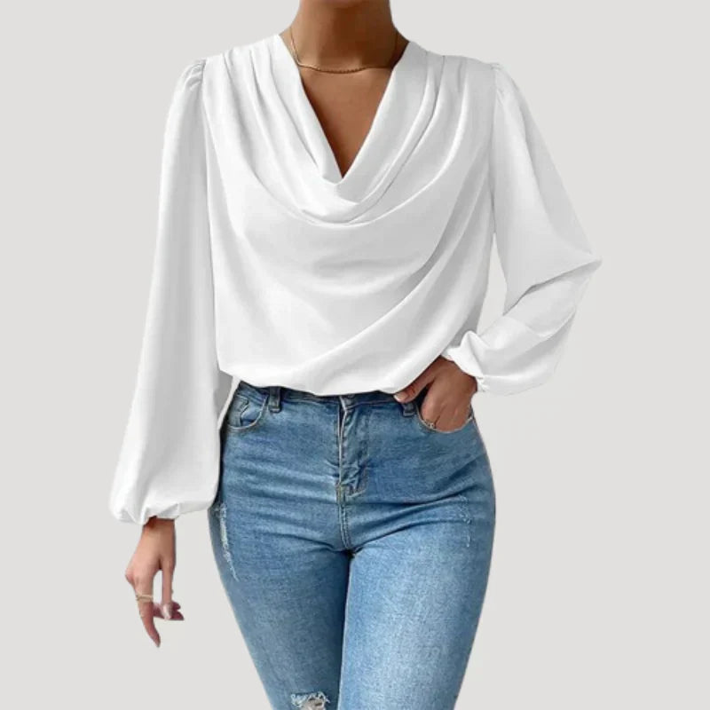 Levoire | Blouse Avec Décolleté En V Blanc