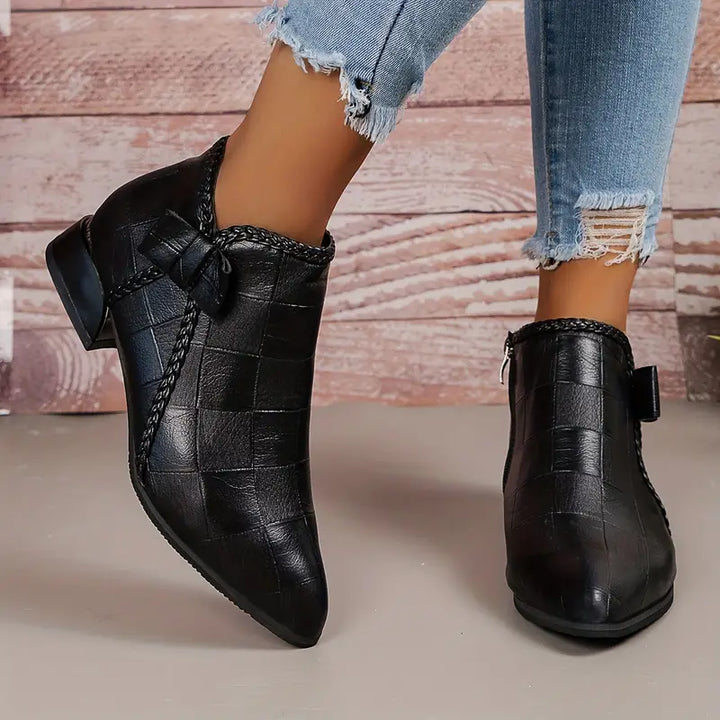 Levoire | Bottines Élégantes Avec Talon Bas