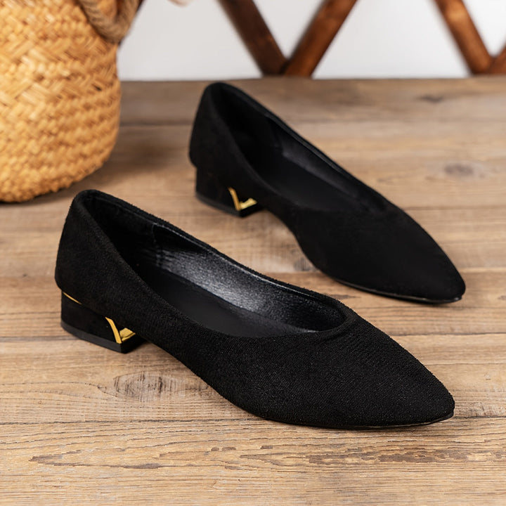 Levoire | Belles Chaussures À Talons Chunky Noires