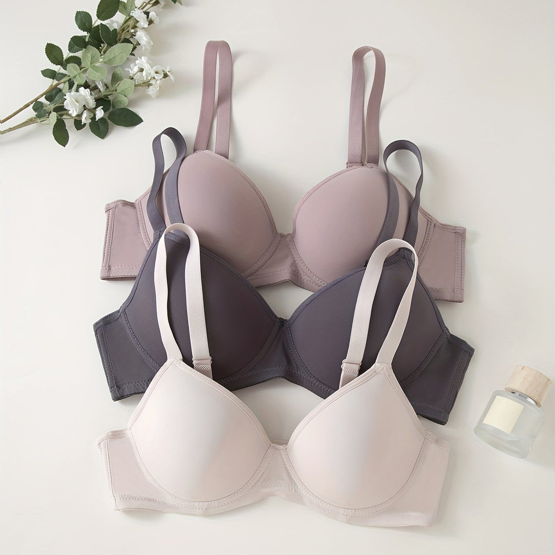 Levoire | Soutenu 3 Pièces Sans Couture Anti-Rejet Push Up Soutien-Gorge