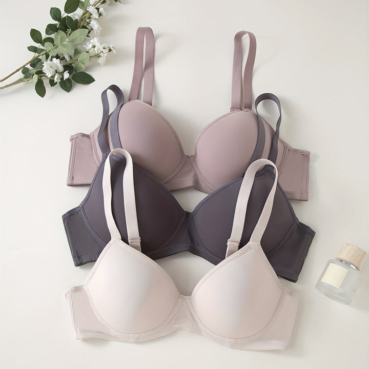 Levoire | Soutenu 3 Pièces Sans Couture Anti-Rejet Push Up Soutien-Gorge