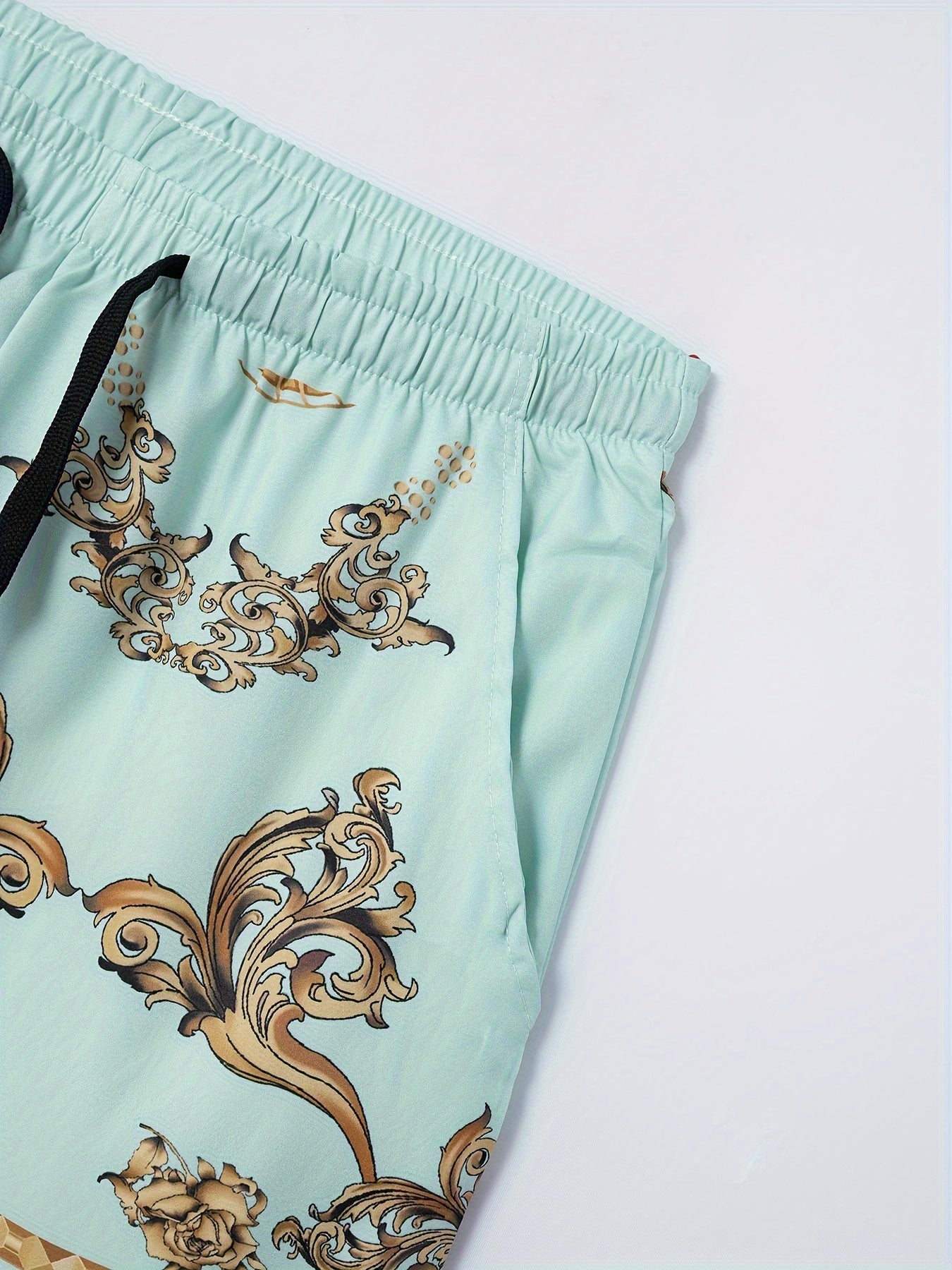 Levoire | 2 Pièces Costume Homme Avec Motif Floral Doré