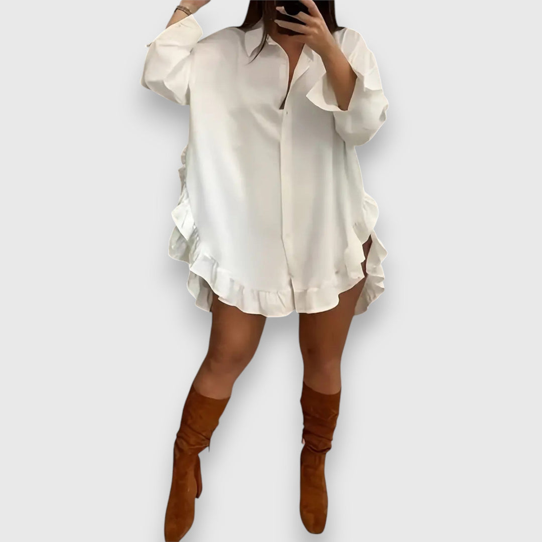 Levoire | Chemise Robe Avec Ceinture Lacer