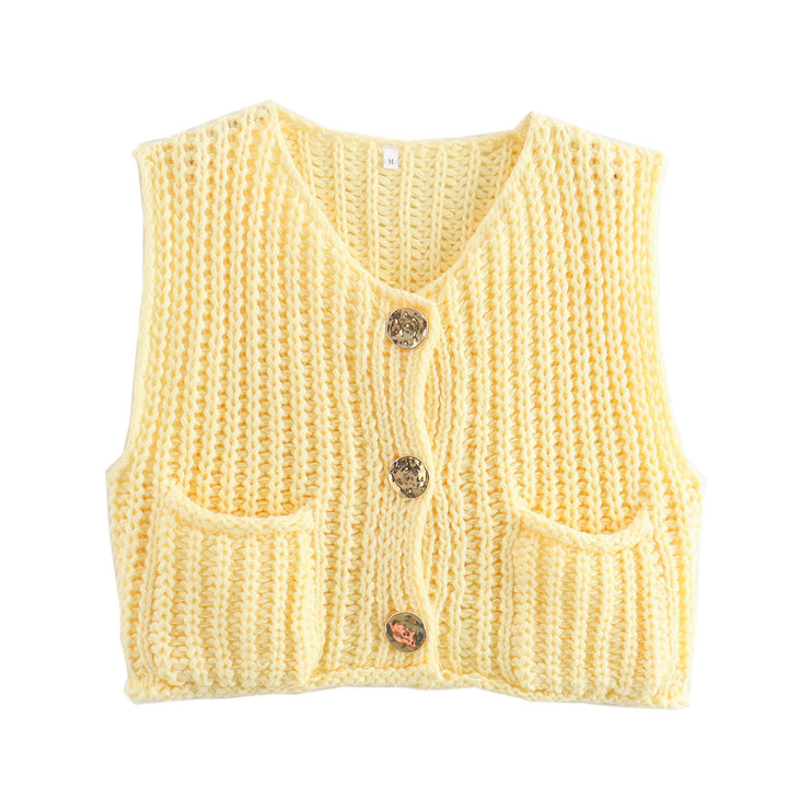 Levoire | Pull À Col Rond Pour Femmes Jaune