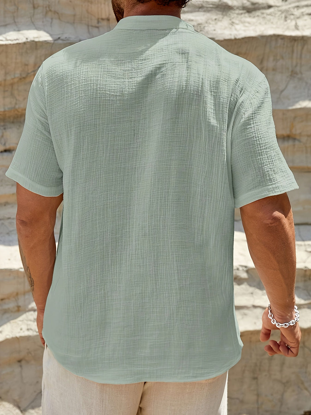 Levoire | T-Shirts Henley En Coton Suspendus