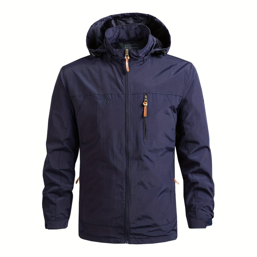 Levoire | Veste De Pluie Pour Hommes Avec Capuche Amovible