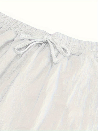 Levoire | Loisirs Coton Lin Pantalons Couleur Unie